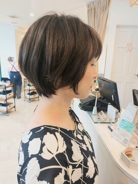 カムバイネオリーブ 溝の口店(Cam by neolive) ☆大人ショート・ベージュブラウン☆小顔
