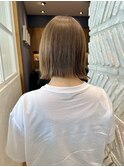 切りっぱなしボブ/ライトブラウン