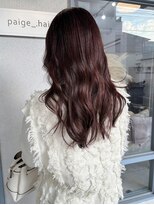 ペイジヘアー(paige hair)&nbsp;ワインレッドカラー／高発色カラー