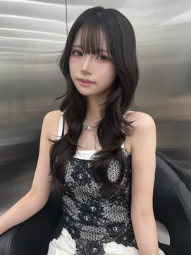 アイヴァン(AIVAN) ダークグレー/ダークアッシュ/ハッシュカット/韓国レイヤー l