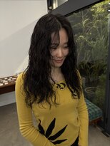 エルメ(Elme)&nbsp;黒上ボブロングレイヤーパーマ