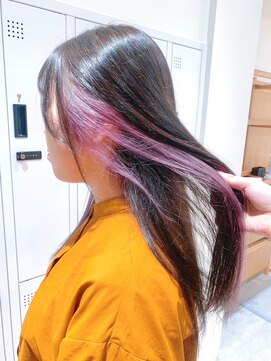 セイドット オモテサンドウ(Say. omotesando) Say.ロングレイヤーイヤリングカラーデザインカラー暗めカラー