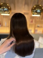 アイノアシェール 西宮(AInoa Cher) 【極上の髪質改善】オリーブベージュ