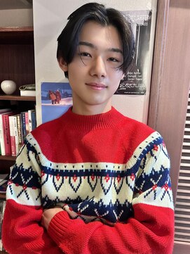 エンベロープス 中目黒(Envelopes) ナチュラルなのに色気◎センターパート×柔らか質感ヘア