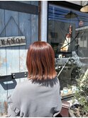 色変オレンジボブ