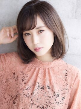 メイキー 本厚木(MA-IKI) ミディアムレイヤーボブ似合わせカット髪質改善/メイキー本厚木