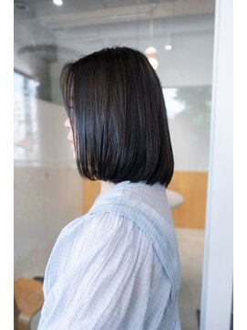 ワッカ(wacca) ボブ 髪質改善 アッシュ ツヤ髪