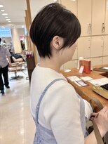 モリオ フロム ロンドン サッポロファクトリー店(morio FROM LONDON)&nbsp;morio 骨格矯正カット 耳掛けマッシュショート 丸みショート