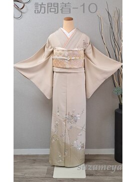 きものサロン すずめ屋 レンタル番号　訪問着-10　総刺繍