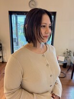 マリブ ヘアリゾート 伊勢崎本店(malibu hair resort)&nbsp;rina  ボブ×お顔周りレイヤー