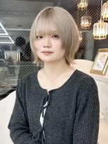 ジィルム 高崎西口店(XELM)&nbsp;韓国レイヤーカット/ブリーチ/グレージュ/ハッシュカット/群馬県