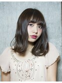 【salon de MiLK 原宿】ダークアッシュ×ランダムカール
