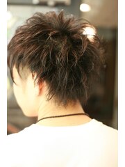 ★Ms hair★men's　２Block　short　０2
