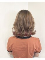 ヴィダ クリエイティブ ヘアーサロン(Vida creative hair salon) フェミニン・インナーカラー・ピンクバイオレット