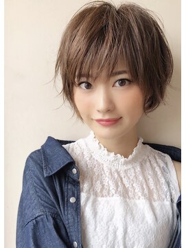 アグ ヘアー ルモア 鹿児島鹿屋店(Agu hair lmore) 《Agu hair》大人かわいい小顔ショート ひし形ショートボブ