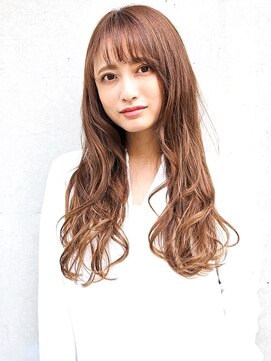 ヘアメイク フレンシア(hair make flencia) ロングヘアゆる巻き