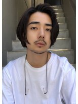 フィフス(fifth) 【前下がりセンターパート&色気ナチュラル7:3パーマ】