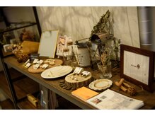 ハンドメイドアクセサリーもあります！