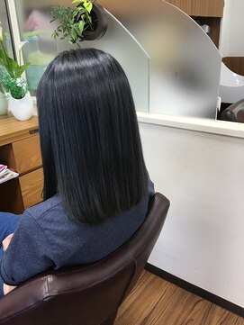 ナカジマ美容室 ブルーアッシュ
