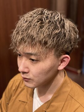 ヒロギンザ 田町店(HIRO GINZA) ハイトーンツイストスパイラルパーマ【田町】【理容室】