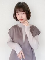 オーブ ヘアー ノエル 青森市青葉店(AUBE HAIR noelle)&nbsp;20代・30代_あごラインミニボブ