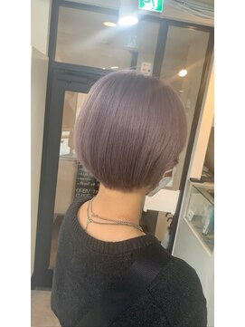 ラフ 難波店(LAFF) #黒髪#ボブルフ#ネビージュ#小顔#ワンレン