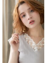 モッズヘア 上尾西口店(mod's hair) ハイトーンカラー抜け感こなれミディ金髪ボブZ上尾10代20代30代