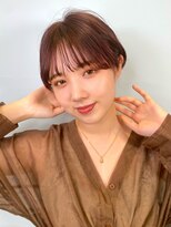 ピークアブー ワン(PEEK-A-BOO ONE)&nbsp;王道ショートボブ　暖色カラー