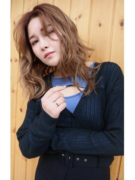 ブゾン(buZon) 【buZonブゾン】ミックスカール×シアーベージュ