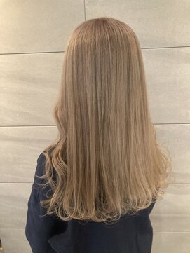 リー 京橋(Lee) 【Lee京橋】ミディアム×ハイトーンベージュ