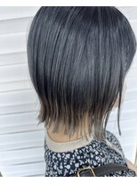 ラフィネ(Raffine)&nbsp;グレーにエンドカラー【シルバー】