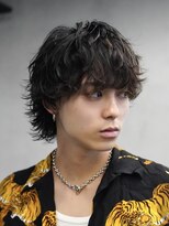 フィフス トウキョウ (fifth TOKYO) 波巻きパーマメンズマッシュウルフツイストスパイラルパーマ