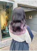 斜めバング/シルキーベージュ/ブラントカット[国分寺駅]