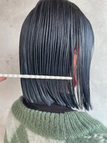 カムジーヘッド(COMEGHEAD)&nbsp;ぱつっとボブ×ブルーシルバー