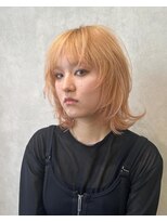 リア(Lia by KENJE) Lia&磯部空　ソフトなレイヤー×オレンジ