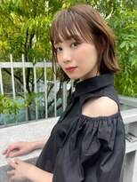 ラノバイヘアー(Lano by HAIR)&nbsp;２０代３０代４０代５０代小顔ミディアム外ハネボブ