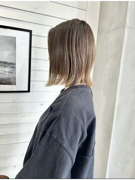 アデプト 綾瀬店(adept) ボブ/切りっぱなしボブ/似合わせカット/レッドブラウン