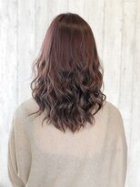 エアービジュー(Air Bijou)&nbsp;ゆるふわ波ウェーブ×美髪3Dカラーピンクパープル