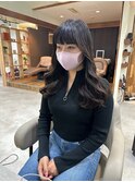 韓国風コテ巻き風パーマ