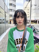 カフ(CAF)&nbsp;CAF FUKO ウルフカット/くるくるパーマ/20代/大阪/心斎橋
