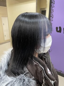 アンリップ ジー(salon unripＧ) h #ブルーシルバー