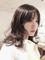 ボコカ(bococa)&nbsp;【macana指名】透けるブラウンカラー ブリーチなし レイヤー