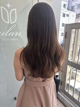 ユラン(ulan.) 透明感カラー♪ミルクティーベージュ