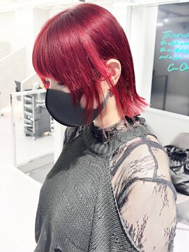 ファイブバイジエクト 堀江(FIVE by The Ect) レッドボブウルフ