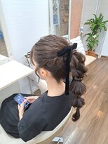 グロス 心斎橋(GLOSS) 【GLOSS心斎橋】編みおろしヘア