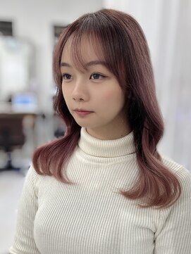 ハピネス 梅田茶屋町店(HAPPINESS) ブリーチありで作るペールピンク