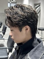 テクト バイアッシュ 吉祥寺店(Tect by Ash) フェザーパーマ短めセンターパート毛流れニュアンスパーマ