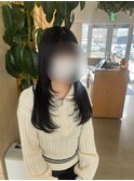 レイヤーロング20代30代40代大人可愛い毛先ワンカール