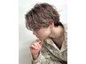 メンズカット+メンズケアパーマ+前処理TR_￥9500 [名古屋栄駅]