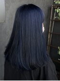 ネイビーカラー/ブルージュ/青髪 /暗髪/ネイビーグレー/20代30代
